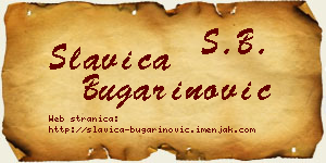 Slavica Bugarinović vizit kartica